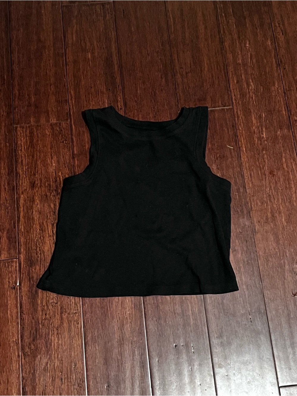 Urban Renewal Black Ribbed Tank Top
